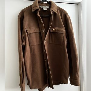 Men’s Fleece Button Up Jacket
